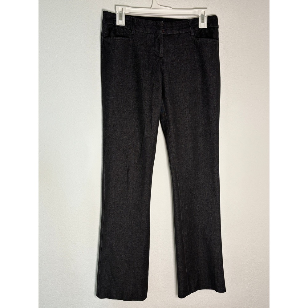 Express Design Studio Dark Grey Metallic Bootcut Dress Pants Trousers 2R